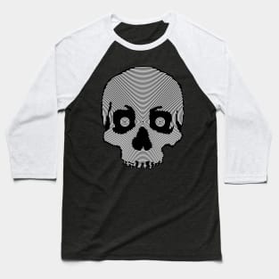 spiral skull Baseball T-Shirt